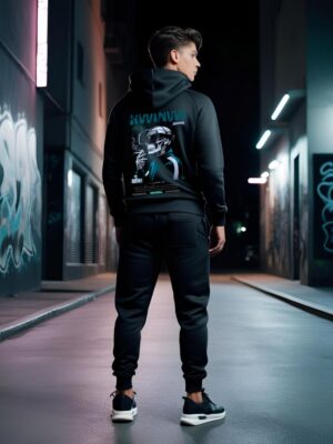 Hoodie – “Cyber Skull”