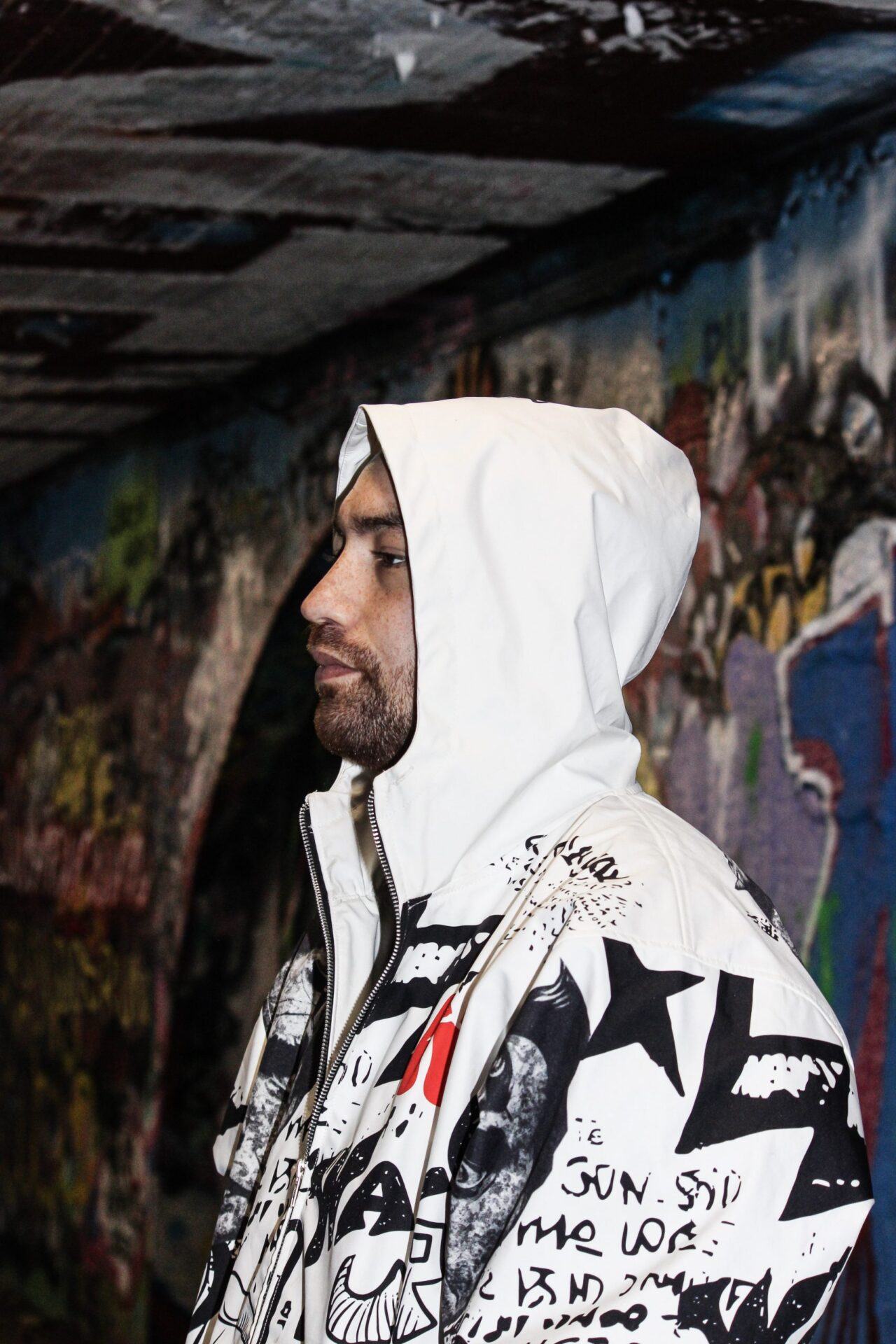 Graffiti Jacket – “White Graffiti” - Image 4