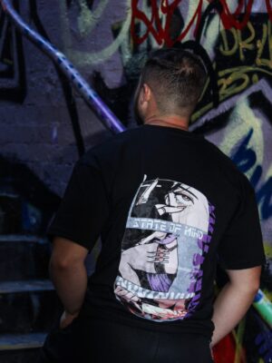 Graphic Black T-Shirt – “State of Mind”